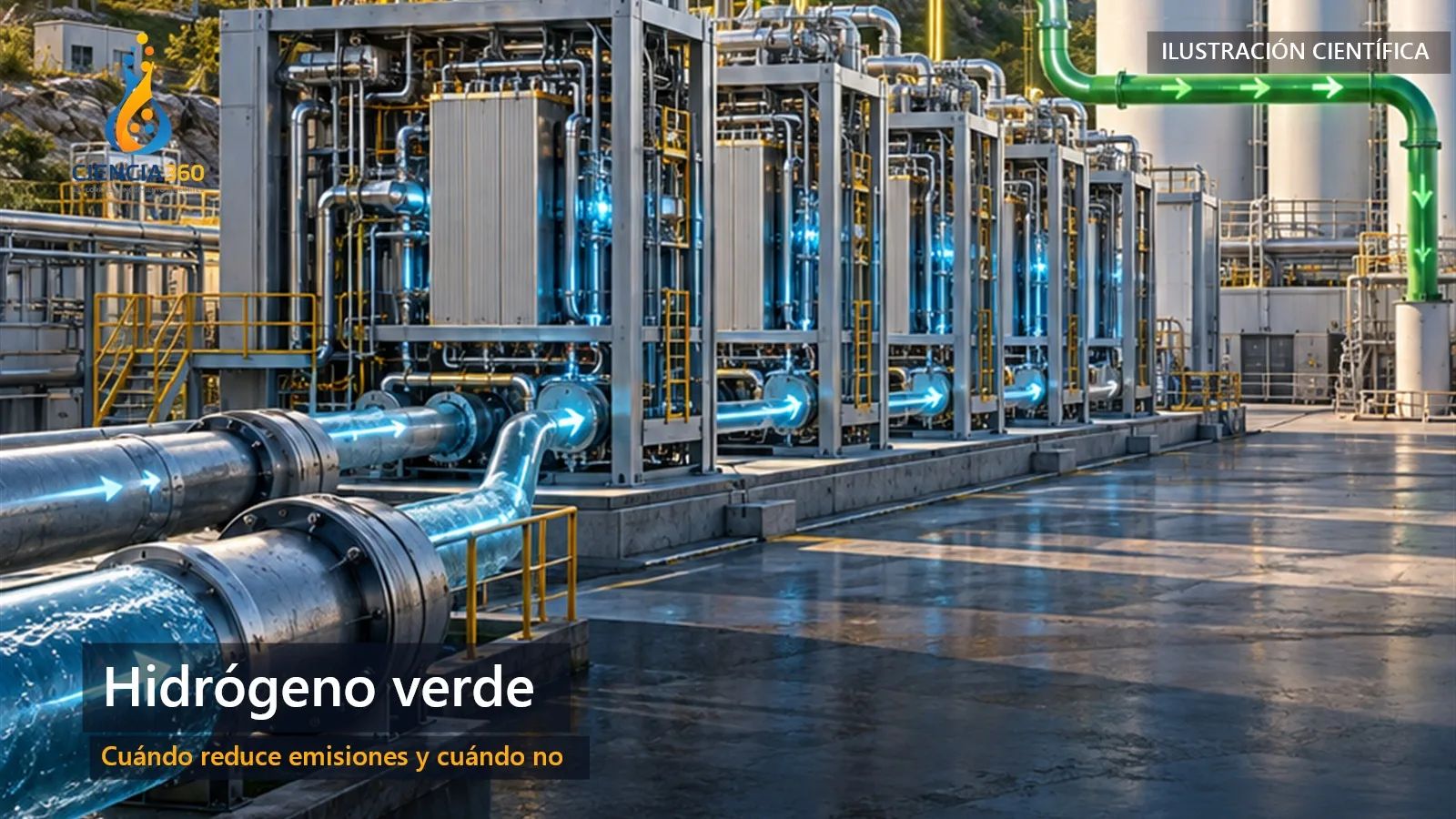 Hidrógeno verde: cuándo reduce emisiones y cuándo no