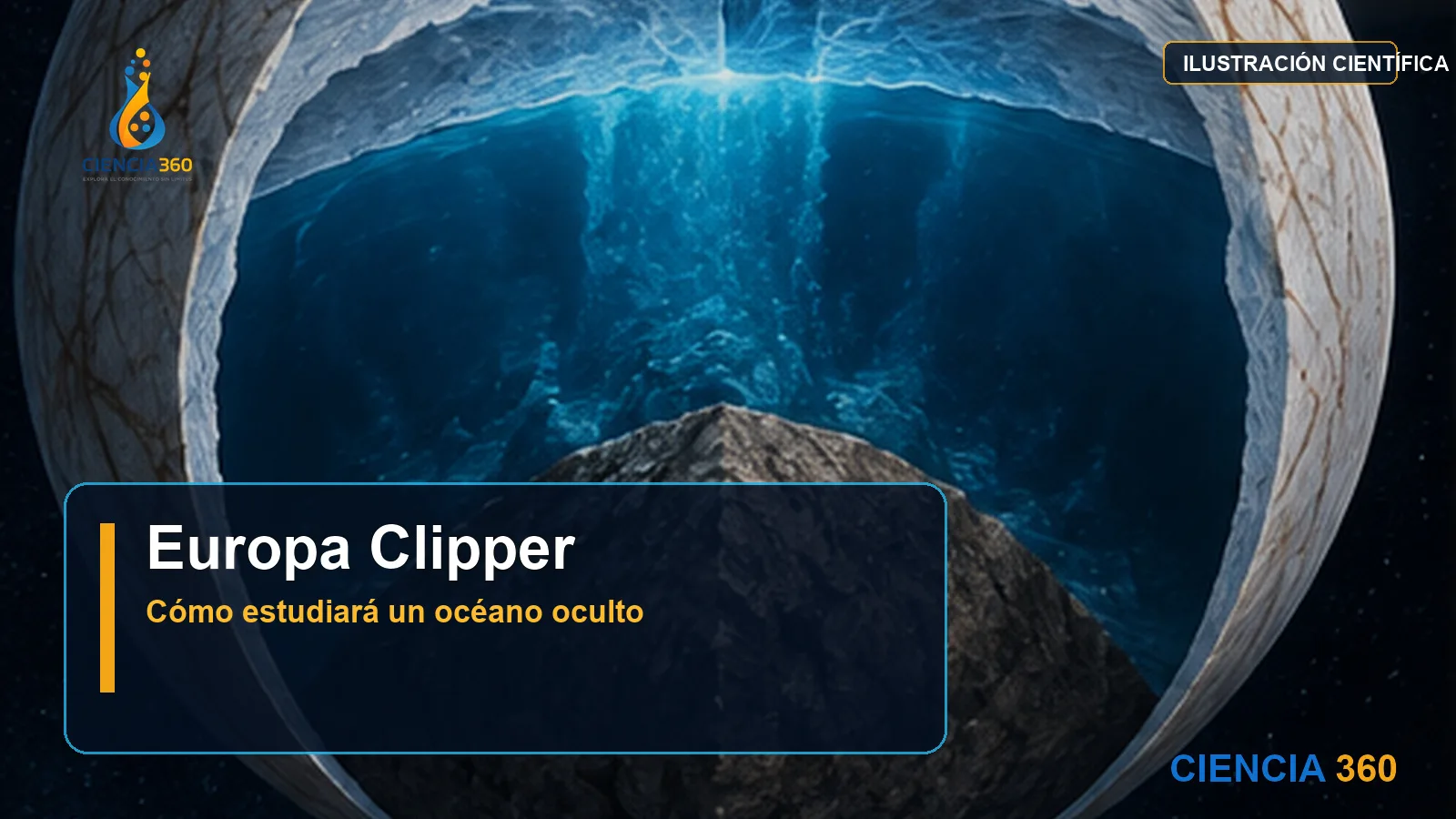 Europa Clipper: cómo investigará un océano bajo el hielo sin perforarlo