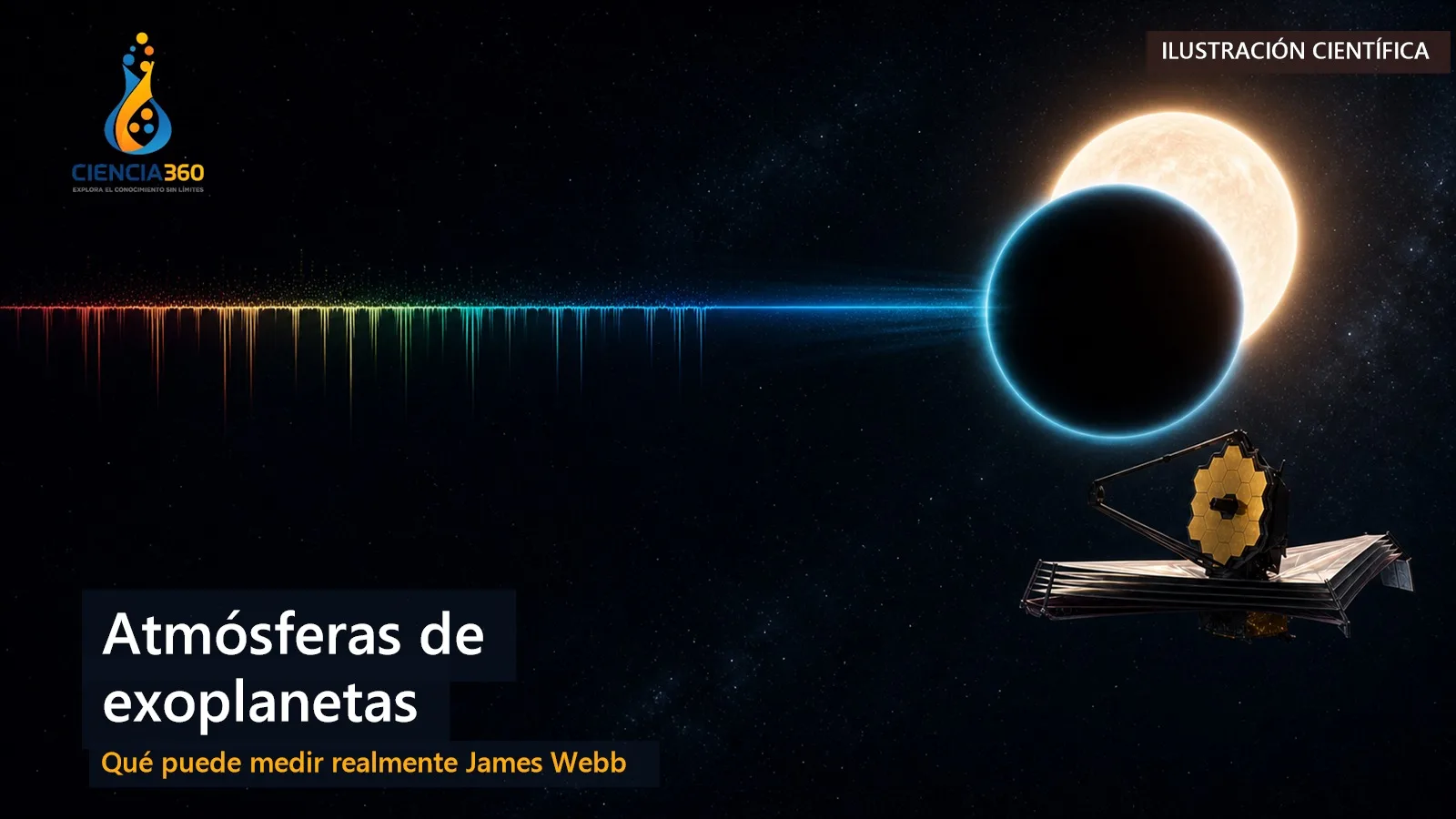 Atmósferas de exoplanetas: qué puede medir realmente el telescopio James Webb