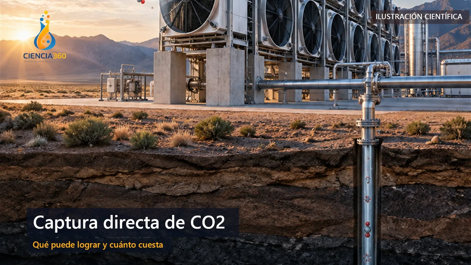 Captura directa de CO₂ del aire: qué puede lograr y cuánto cuesta