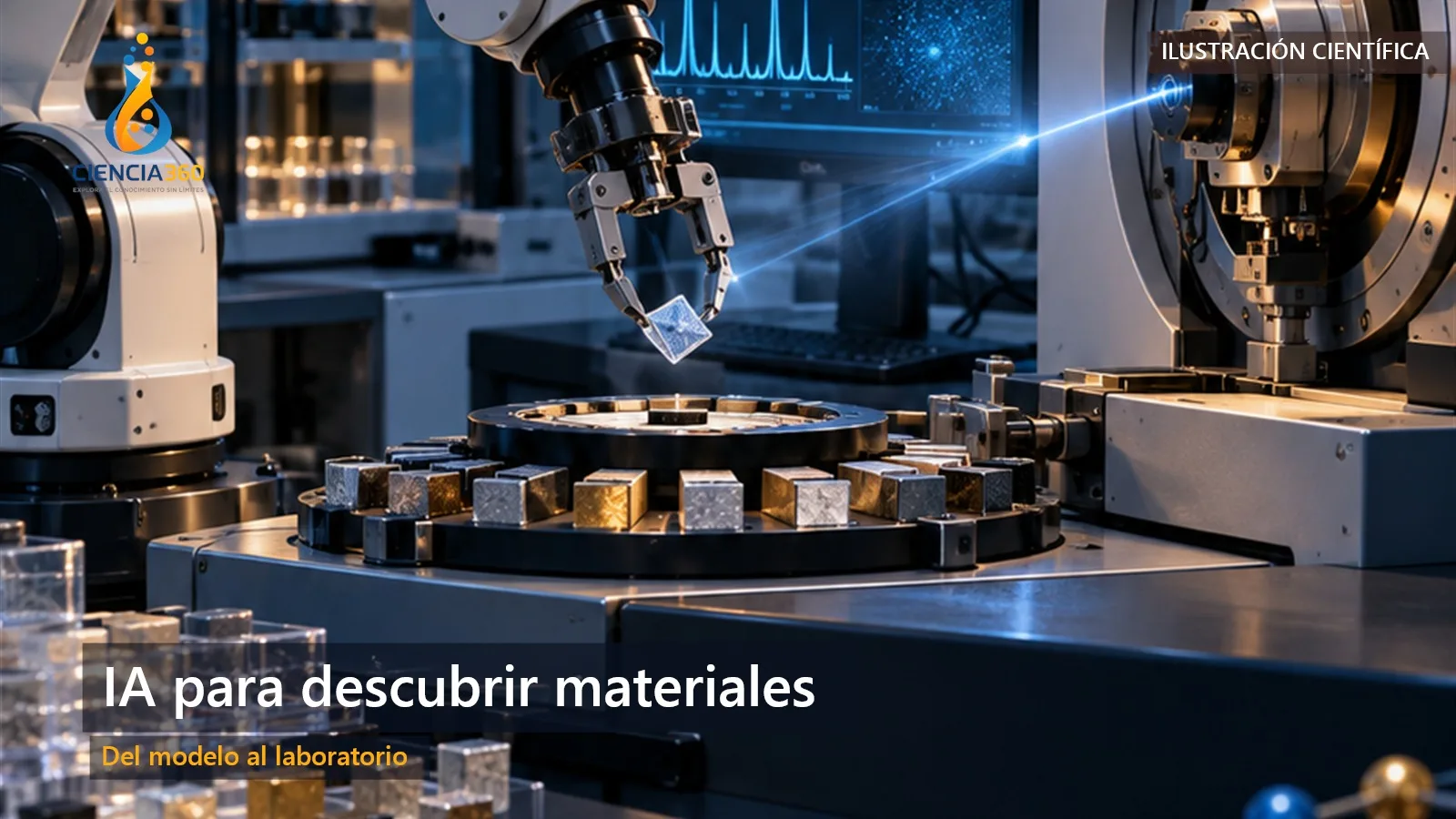 Inteligencia artificial para descubrir materiales: del modelo al laboratorio