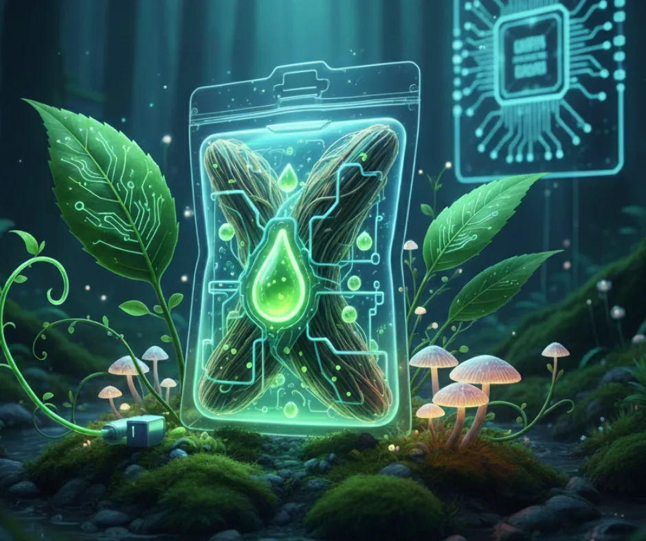 Baterías biodegradables hechas con materiales de origen vegetal: el futuro del almacenamiento sostenible