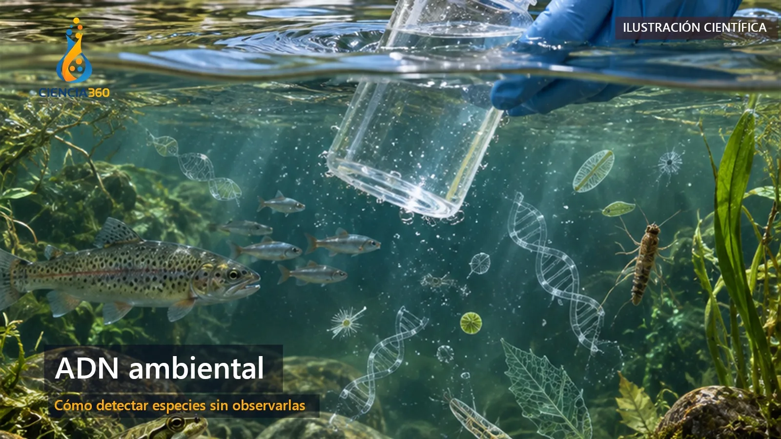 ADN ambiental: cómo detectar especies sin observarlas directamente
